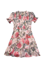 Mini Cordelia Dress in Pink Bloom