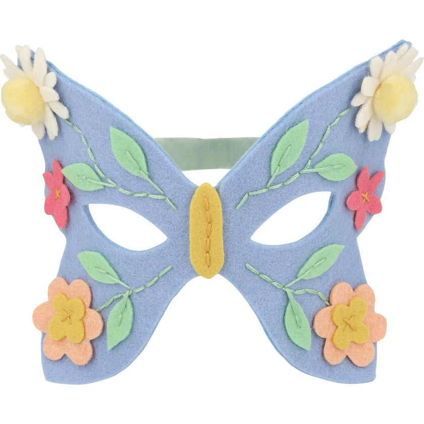 Flower Embroidery Butterfly Mask Kit