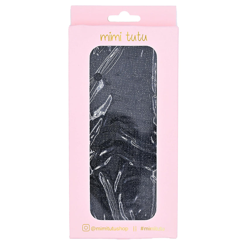 Black Sparkled Cotton Tights