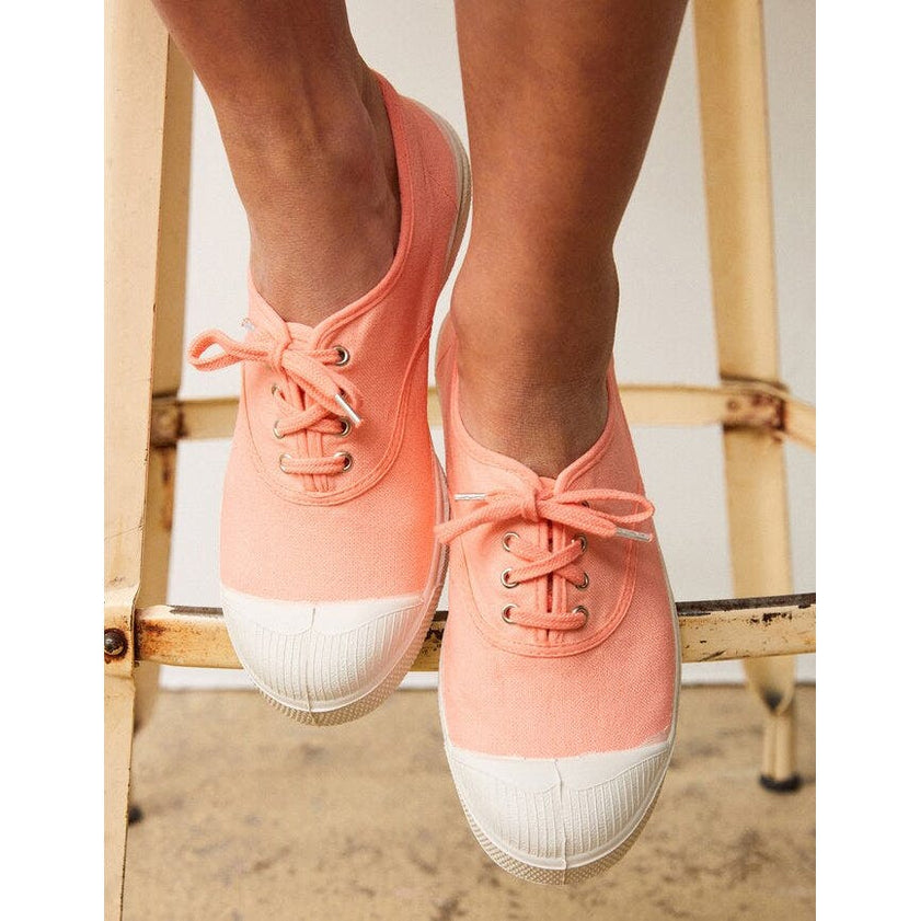 BENSIMON Womens -  Laces Tennis Shoes - Rose