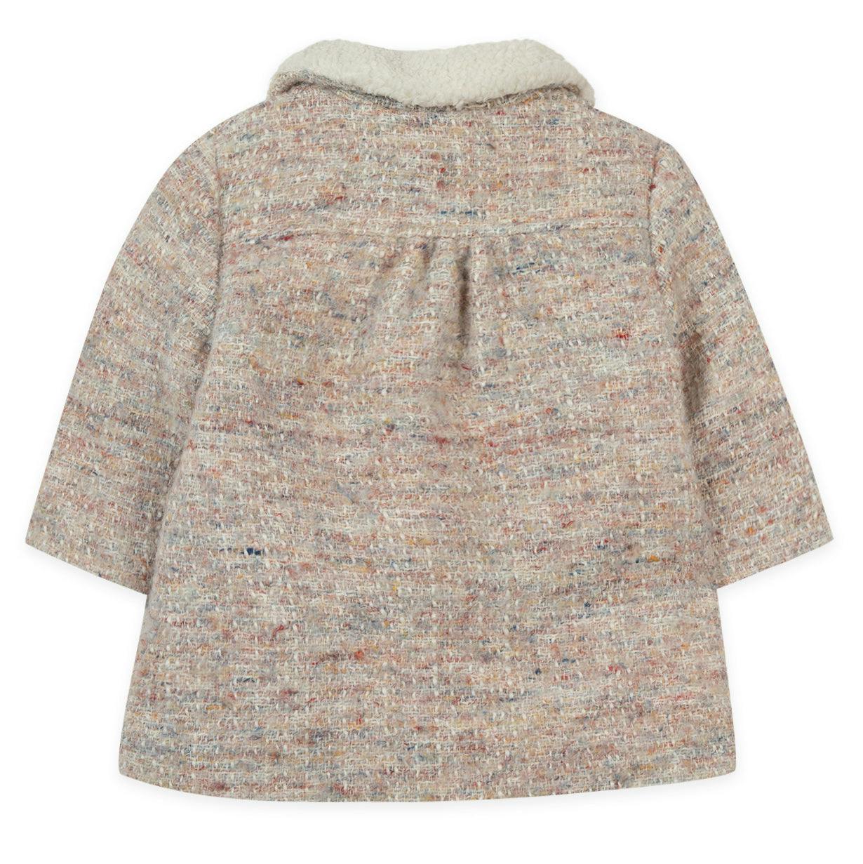 Baby Collared Front Pocket Button-Down Pea Coat