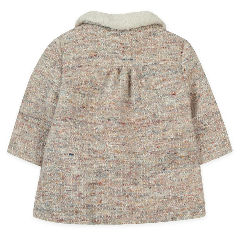 TARTINE ET CHOCOLAT Collared Baby Pea Coat