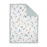 Cotton Muslin Toddler Comforter - Mermaid Party