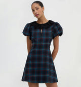 The Antoinette Dress - Jewel Tartan