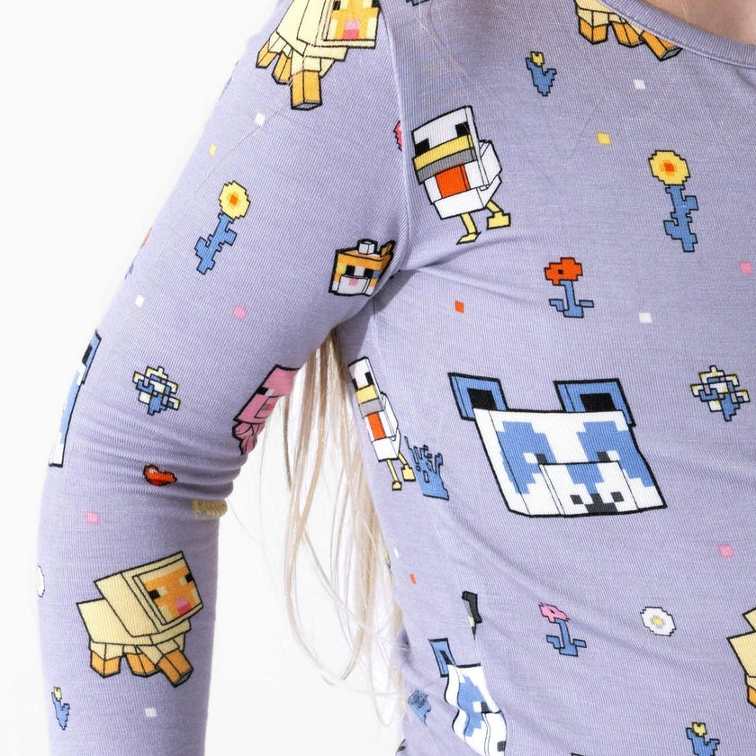Minecraft: Pixel Pals Bamboo Kids Pajamas