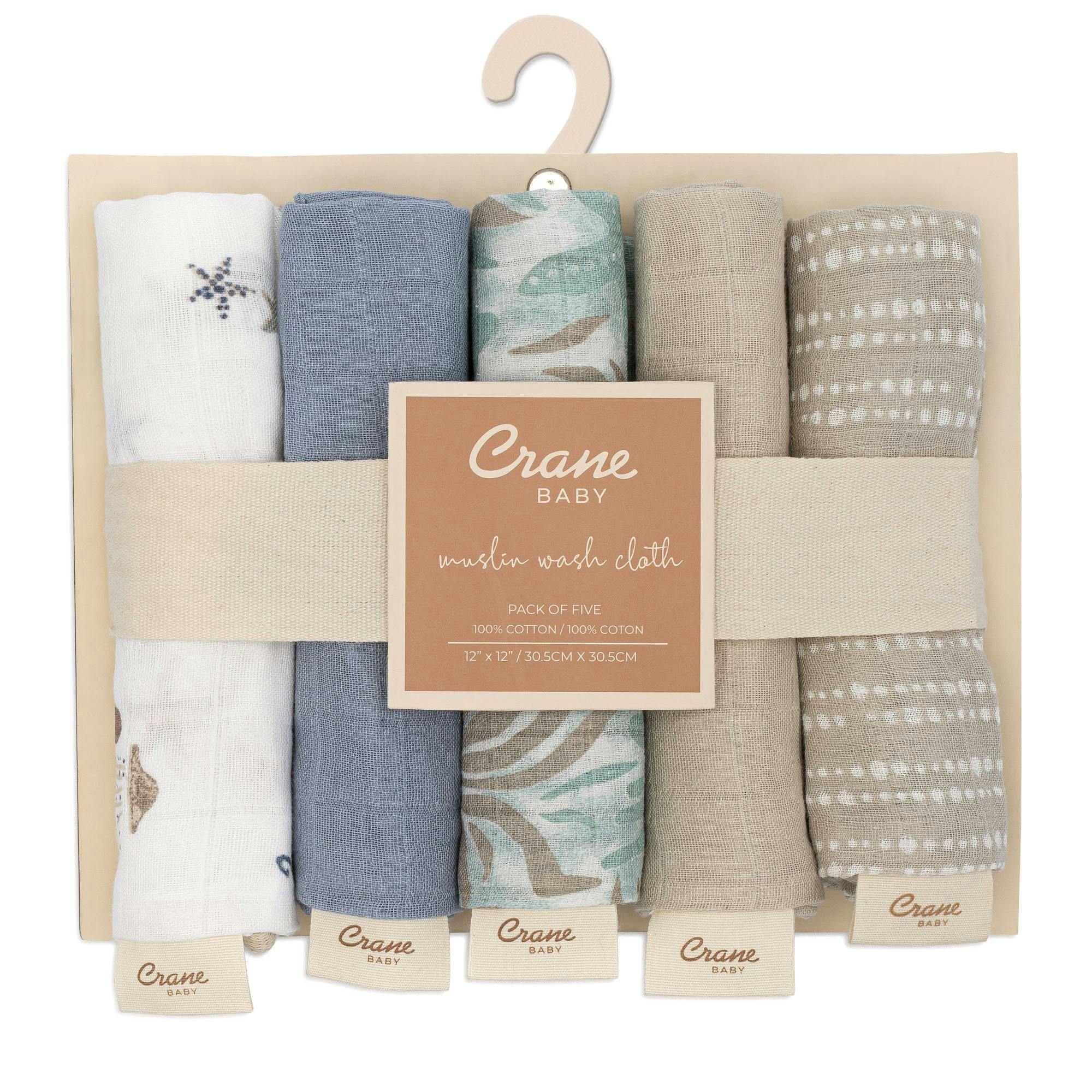 Cove Sea Life Cotton Washcloth (Set of 5)