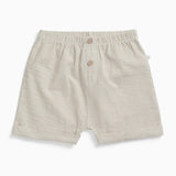 Striped Cotton Shorts