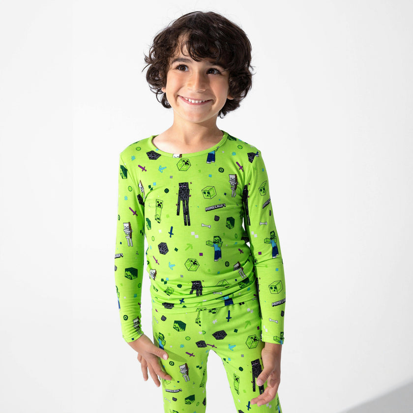 Minecraft: Mob Squad Bamboo Kids Pajamas