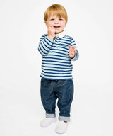 Parker Polo, Sky Blue Stripe