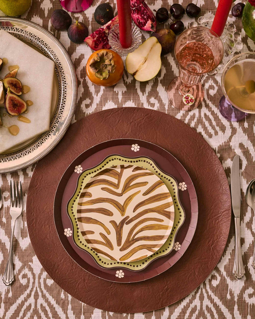 Plume Dessert Plate Set - Mint