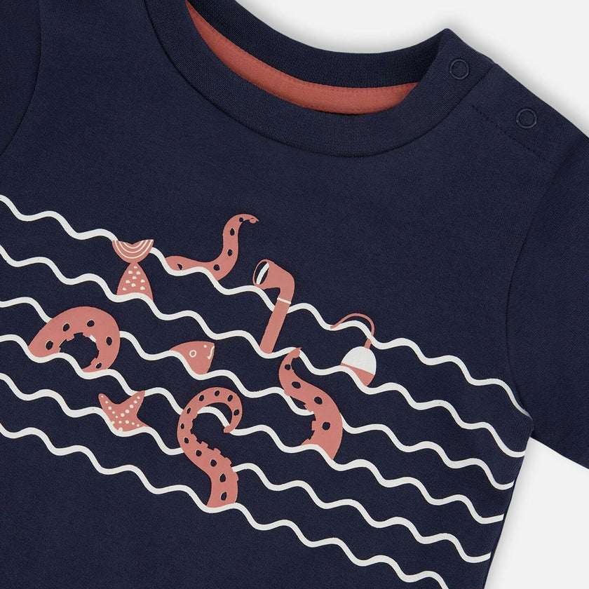 Organic Cotton T-Shirt And Short Set