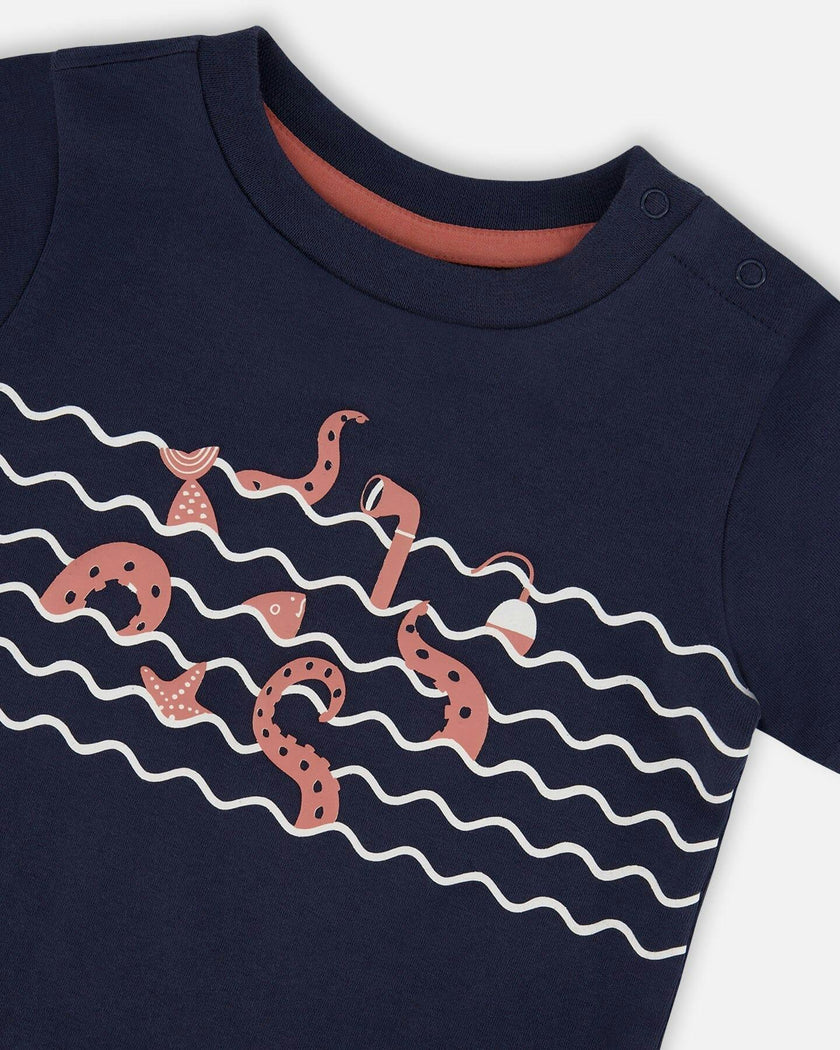 Organic Cotton T-Shirt And Short Set