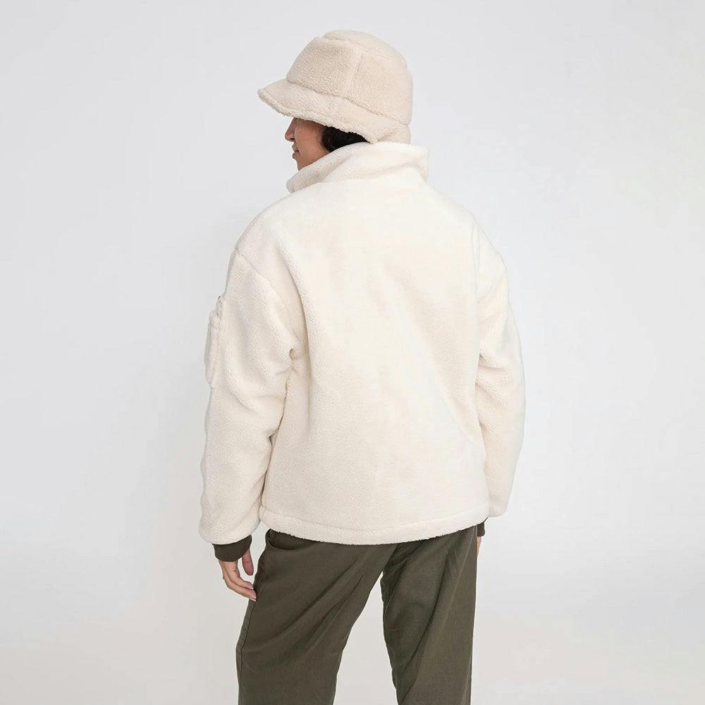 BOMBERS ORIGINAL Cleveland Fleece Jacket - Creme