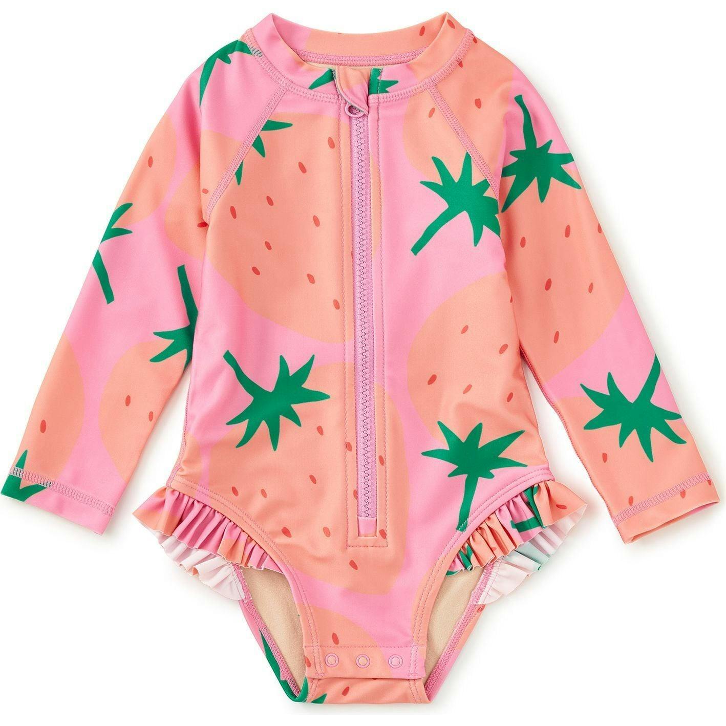 Rash Guard Baby Swimsuit, Pink