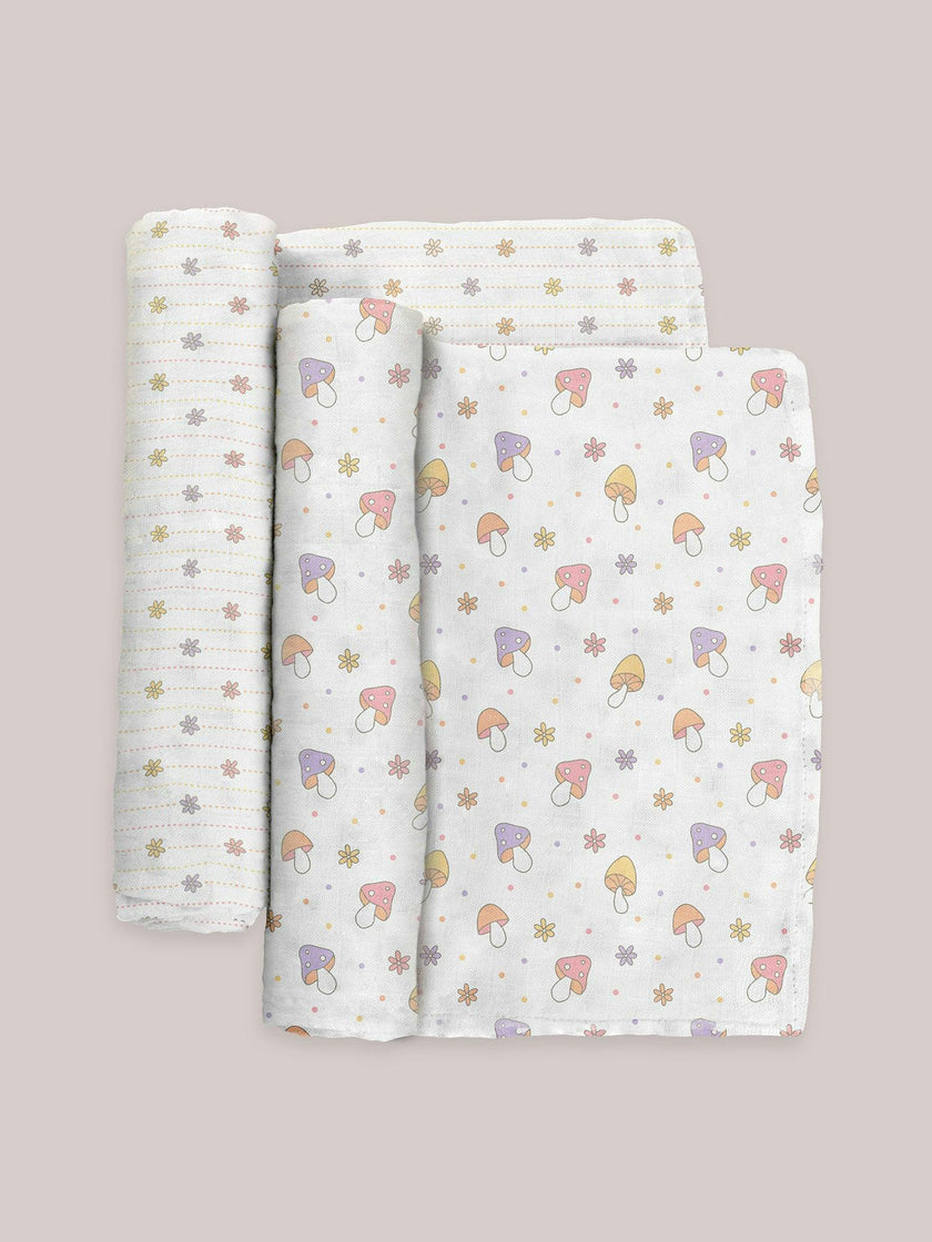 JuJuBe × Studio Oh! Printed Swaddle Blanket Sets
