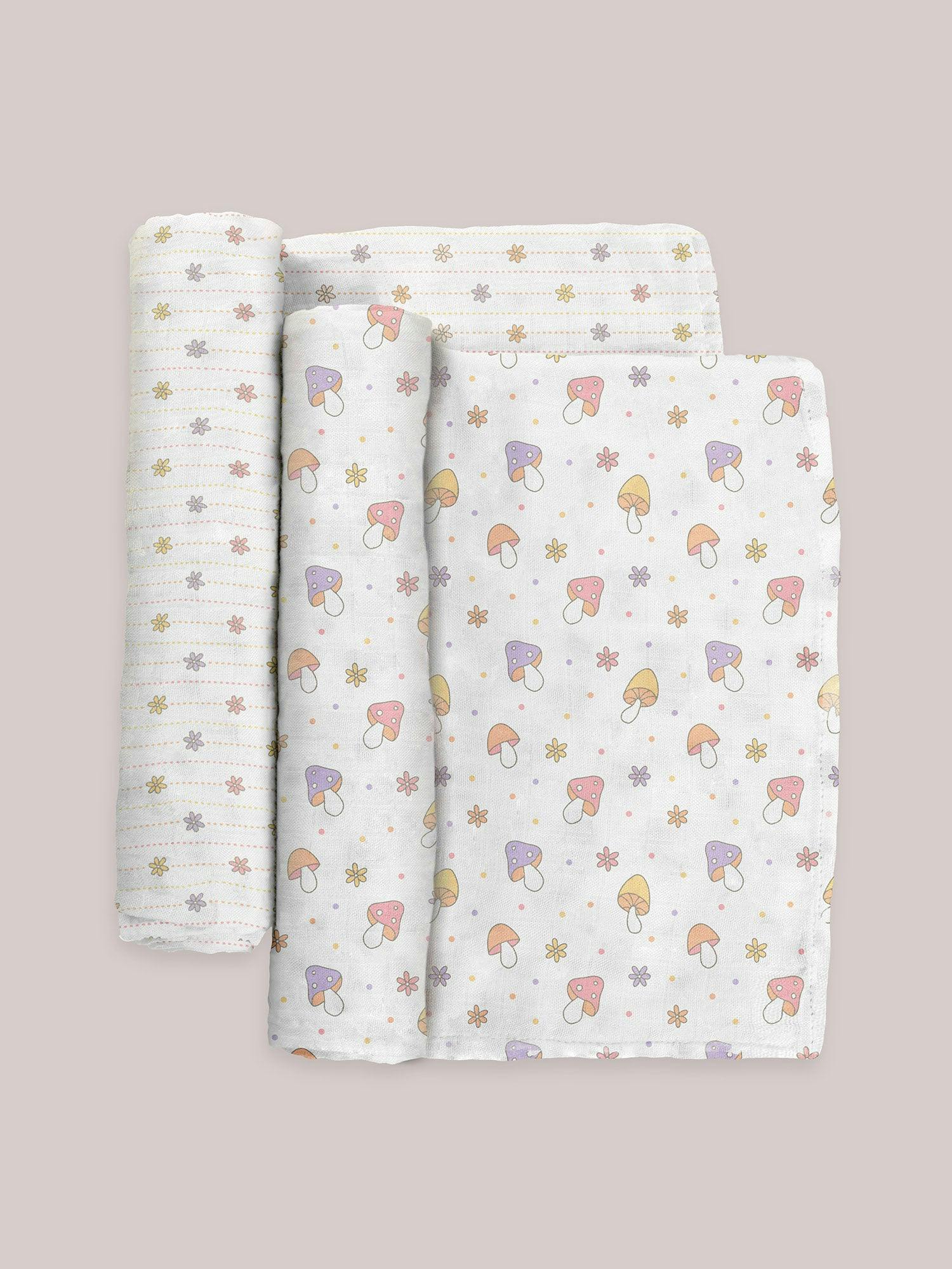 JuJuBe × Studio Oh! Printed Swaddle Blanket Sets
