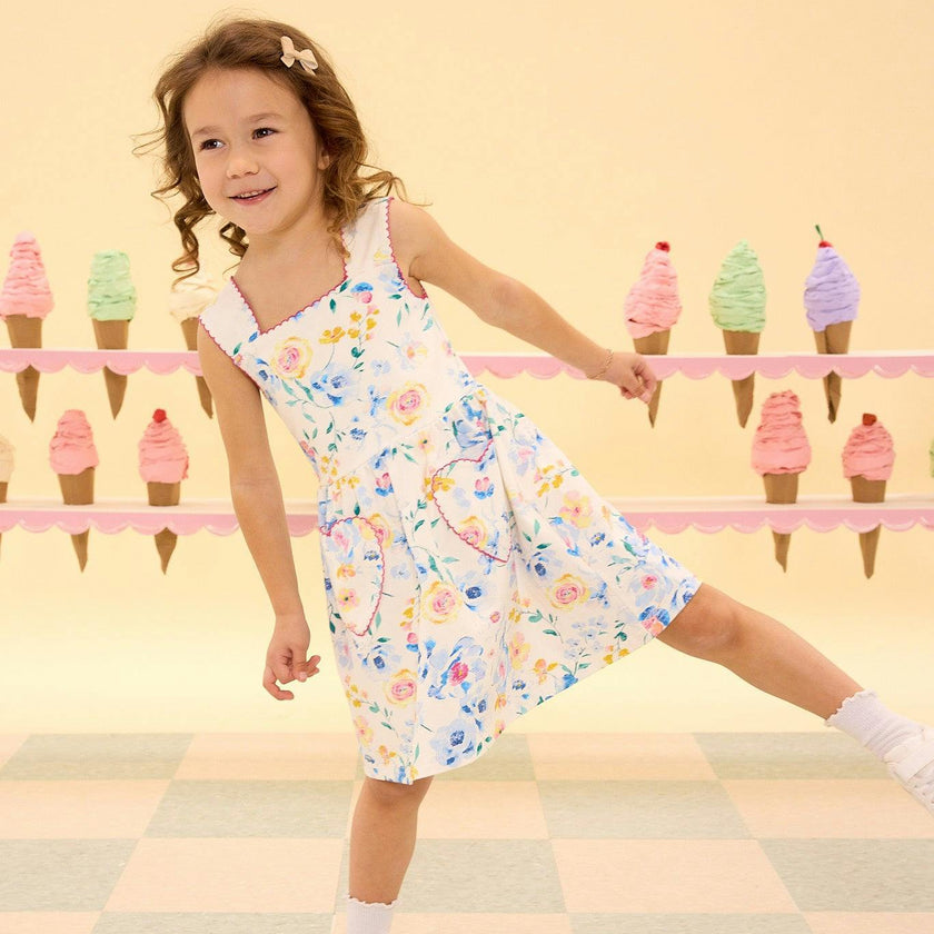 Rue Playdress in Blue Bouquet