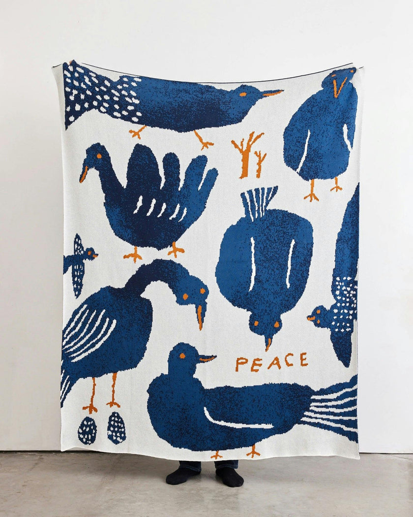 Peace Knit Blanket