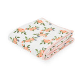 Original Cotton Muslin Quilt - Watercolor Roses 2