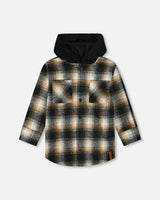 Hooded Polar Fleece Overshirt with Hood