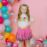 Birthday Girl Patch Short Sleeve T-Shirt