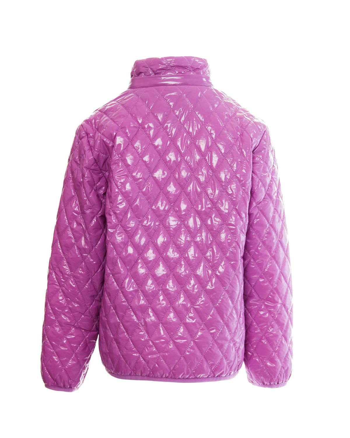 Kids Puffer Jacket in Hi-Gloss Pink Lavender