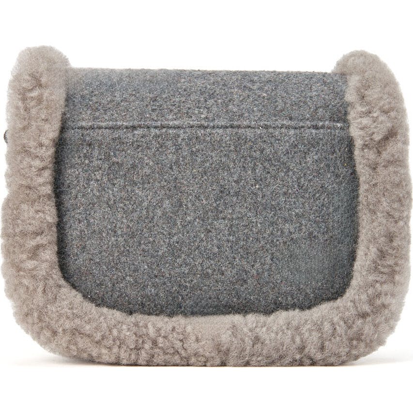 Shae Wool Crossbody Buckled Bag