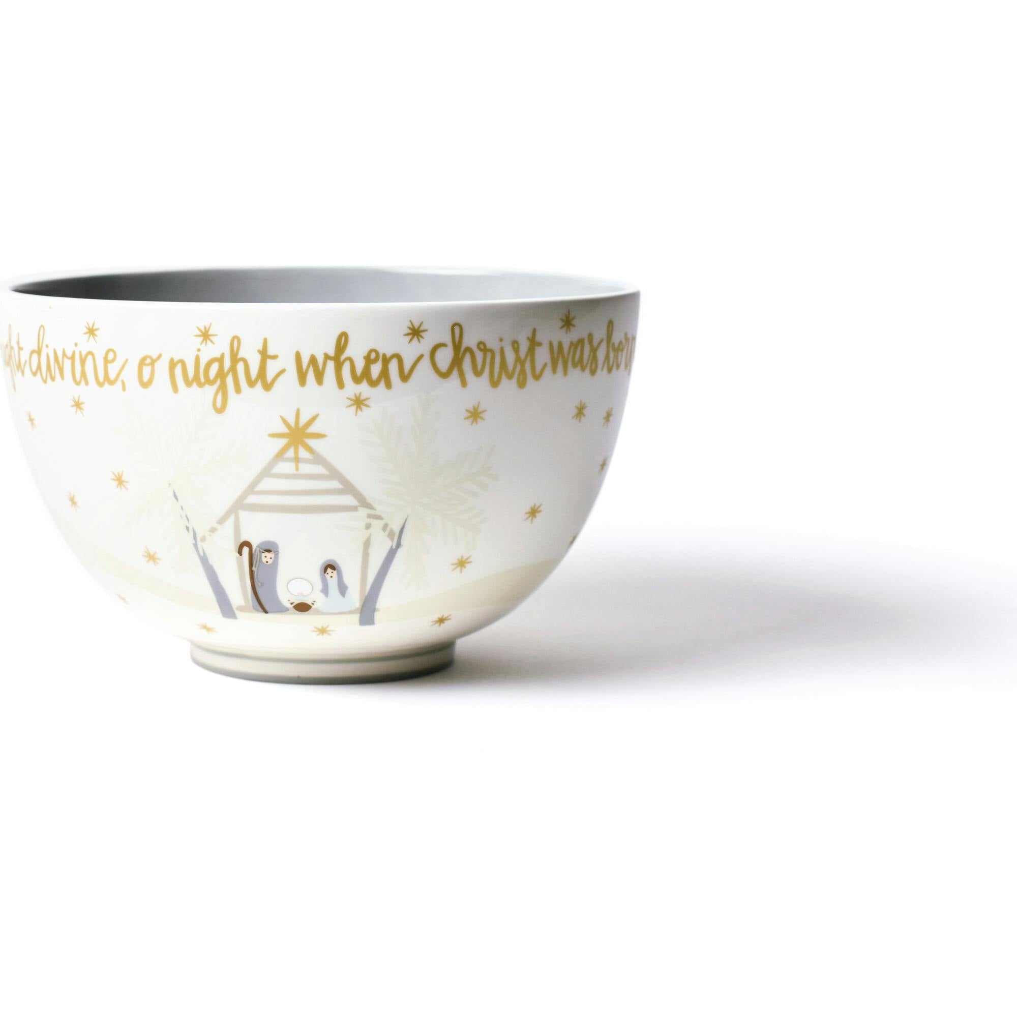 Neutral Nativity Footed Bowl