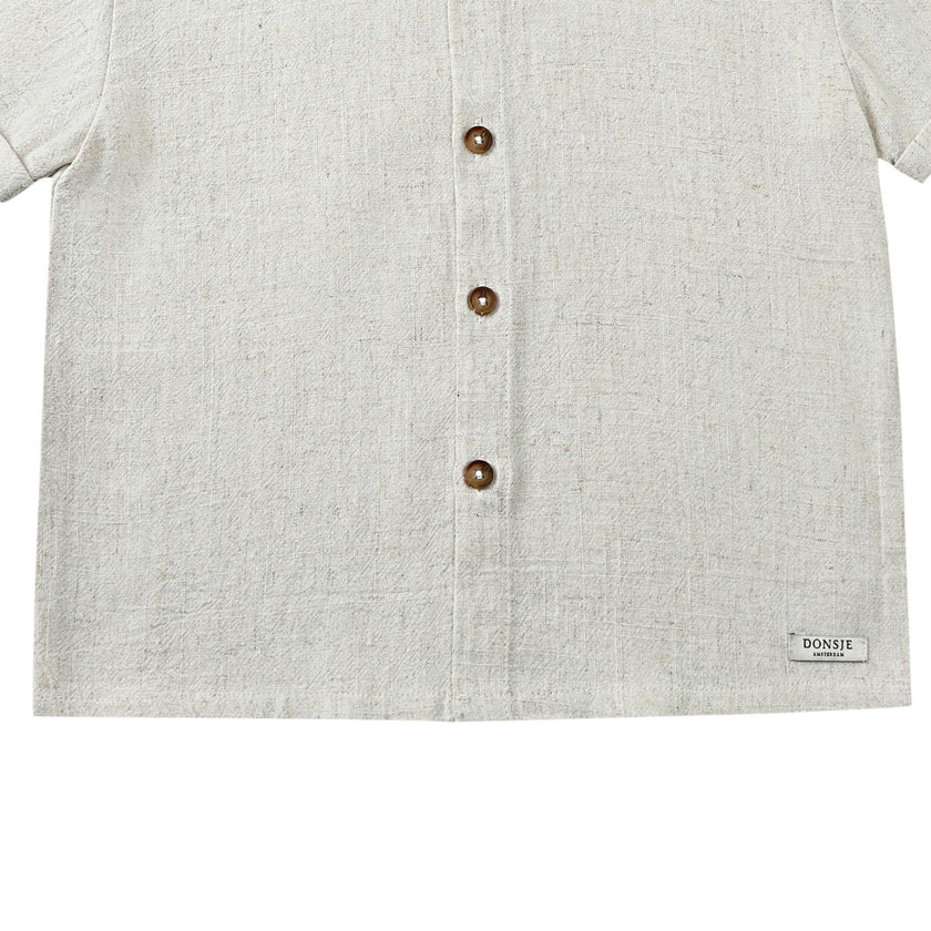Brammie Shirt | Warm White Melange