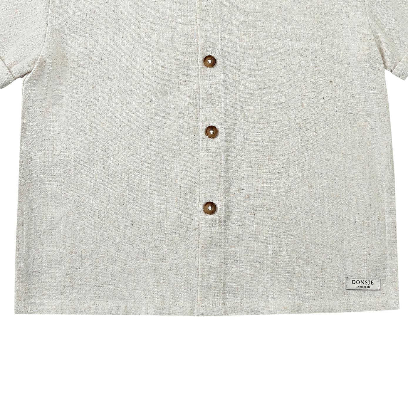 Brammie Shirt | Warm White Melange
