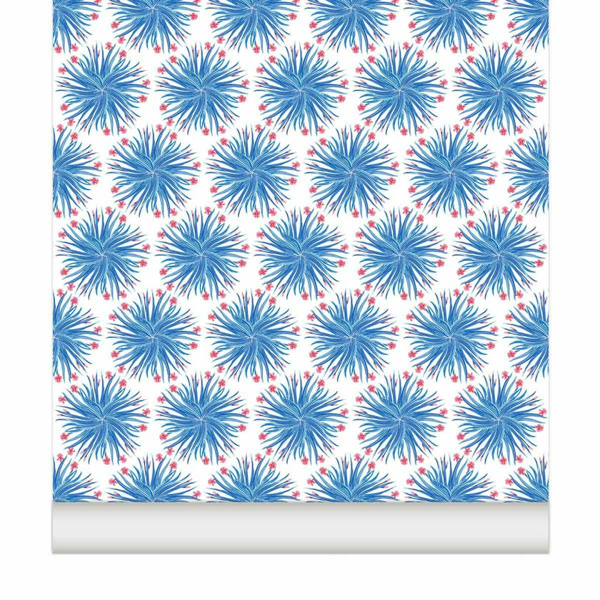 Papier peint CHARDONS coloris Rubis