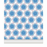 Papier peint CHARDONS coloris Rubis