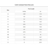 Caitlin Scalloped Patent Mary Jane