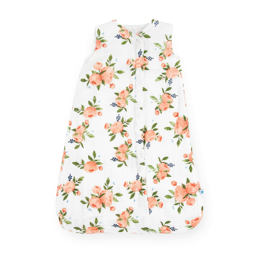 Cotton Muslin Sleep Bag - Watercolor Roses