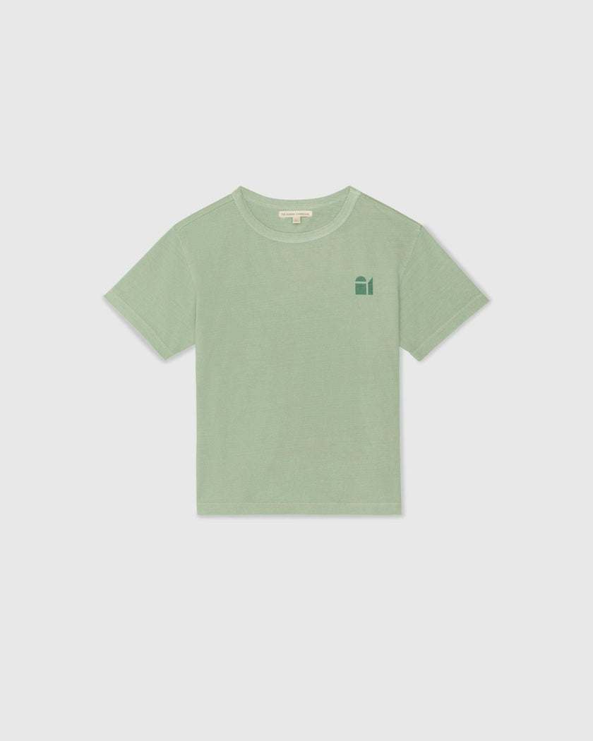 Earth Day Natural Dye Tee in Honeydew