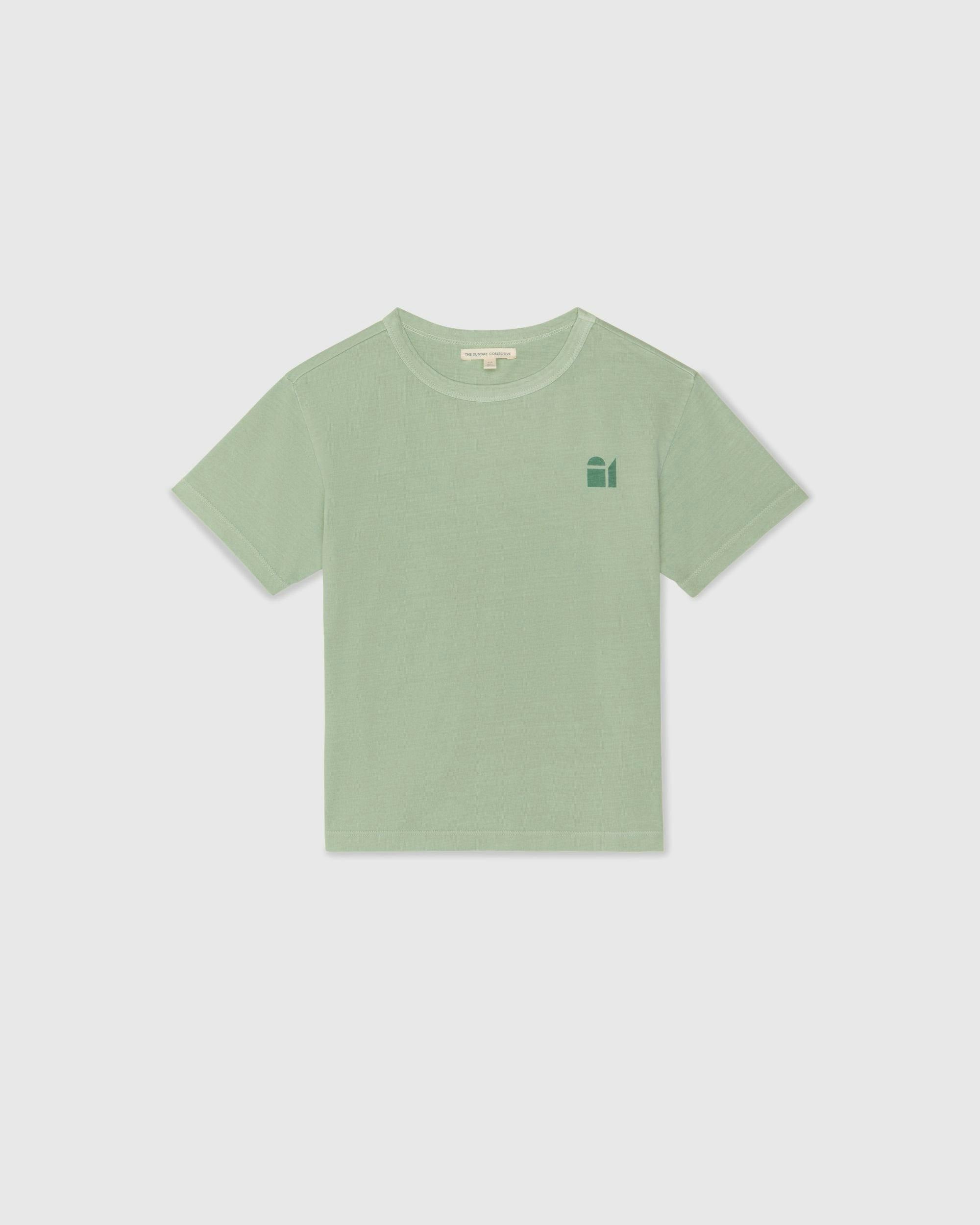 Earth Day Natural Dye Tee in Honeydew