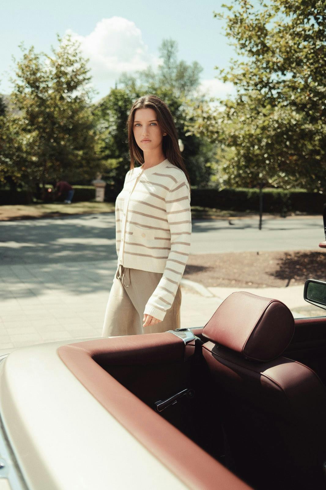 Striped Cardigan