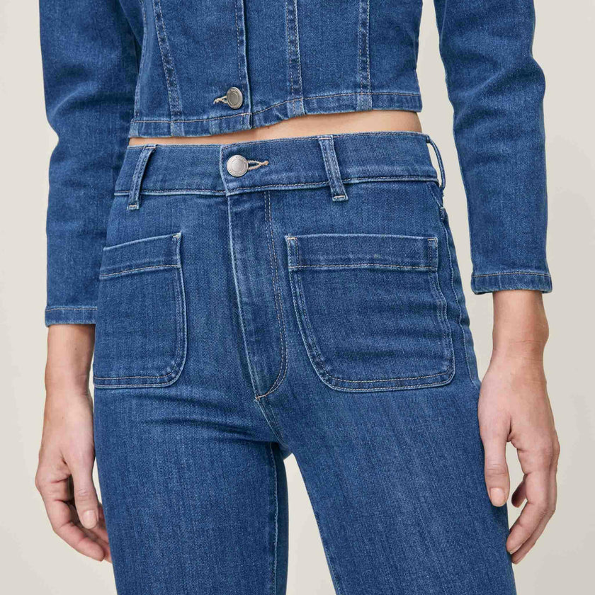 Bridget Boot High Rise Instasculpt™ 33" Jeans Blue Water