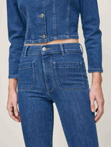 Bridget Boot High Rise Instasculpt™ 33" Jeans Blue Water