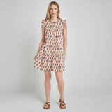 Womens Kalani Dress - Multi Flower Drop