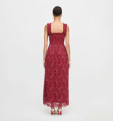 The Rosetta Nap Dress - Claret Lace