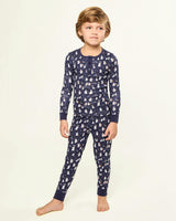 Kid's Pima Snug Fit Pajama Set in Spooky Slumber