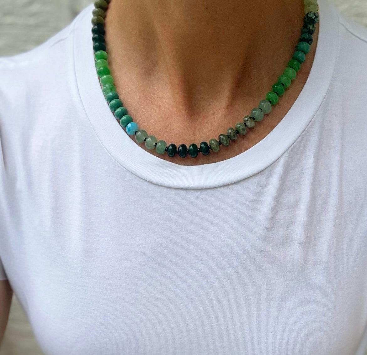 Secret Garden Gemstone Necklace