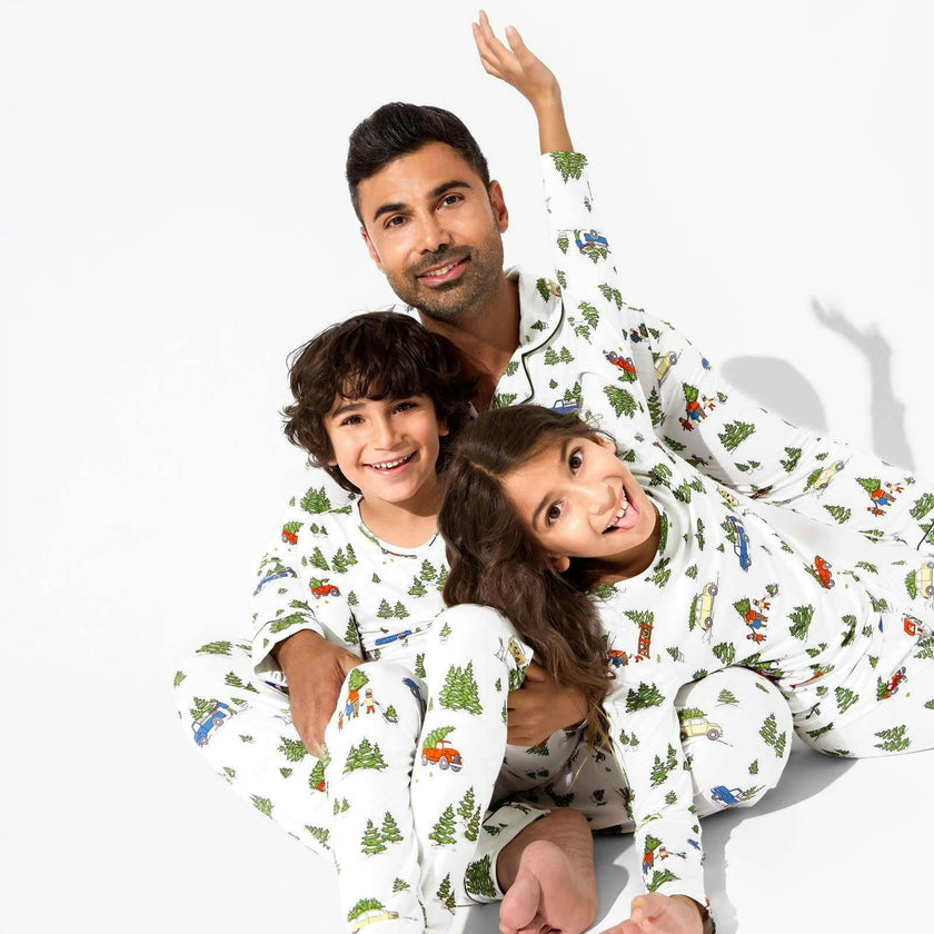 Christmas Tree Farm Bamboo Kids Pajamas