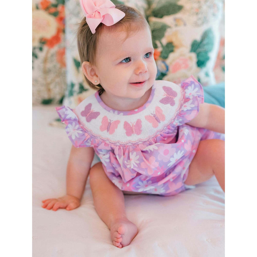 Lucy Butterfly Smocked Bubble (FINAL SALE)