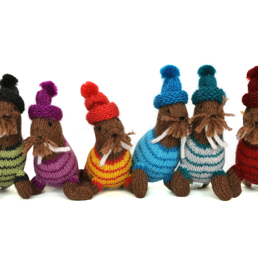 Set of 6 Winter Holiday Ornaments