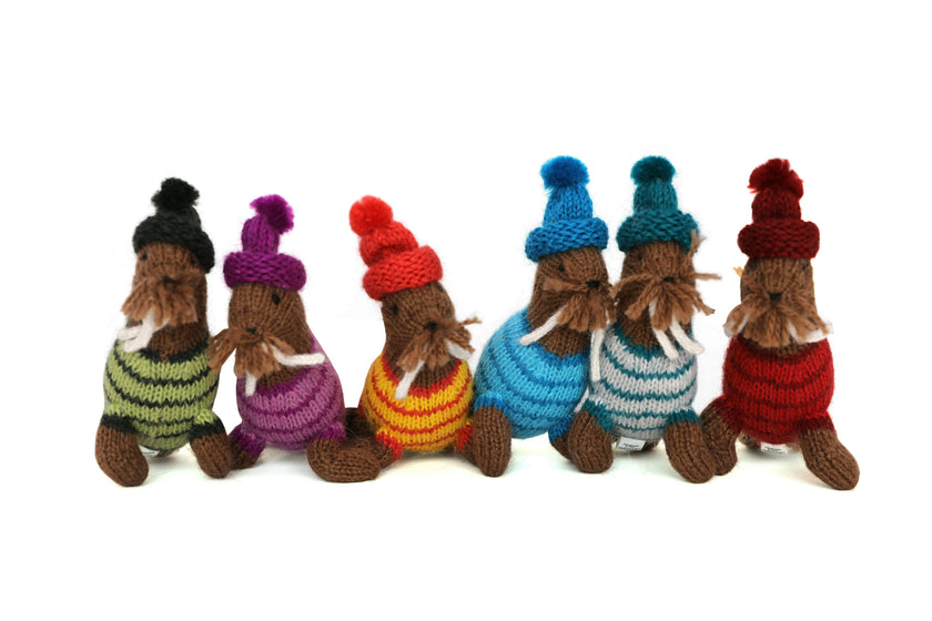 Set of 6 Winter Holiday Ornaments