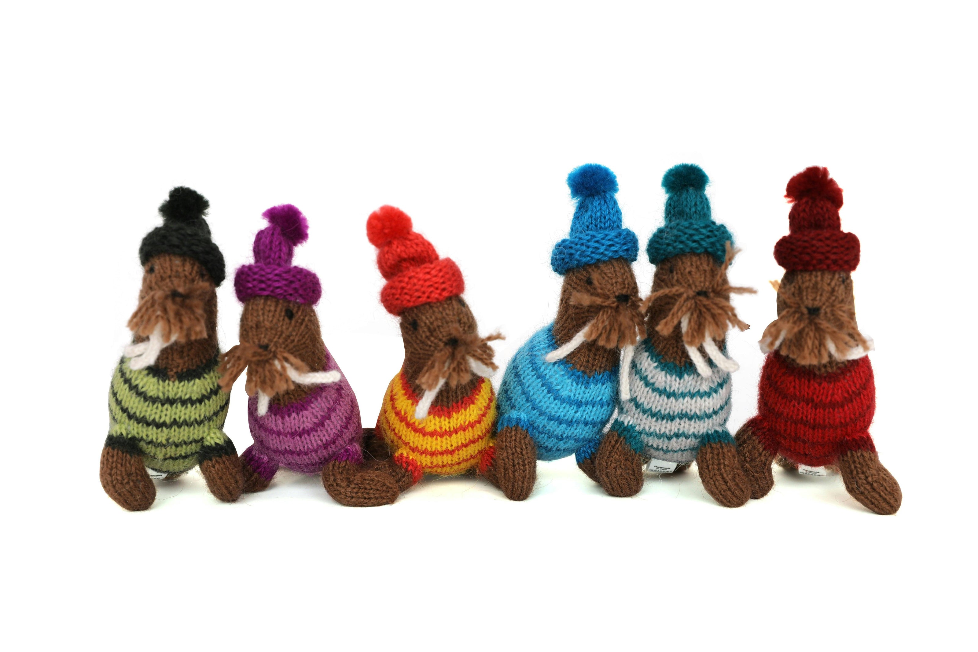 Set of 6 Winter Holiday Ornaments