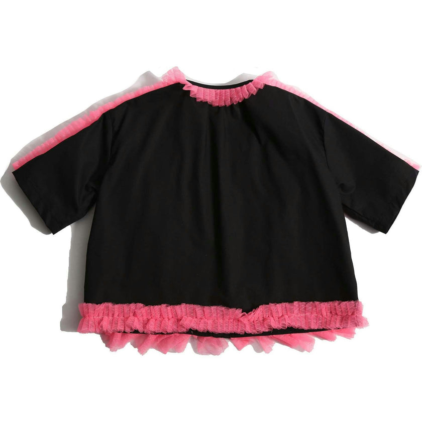 TOULA TIERED RUFFLE BLOUSE