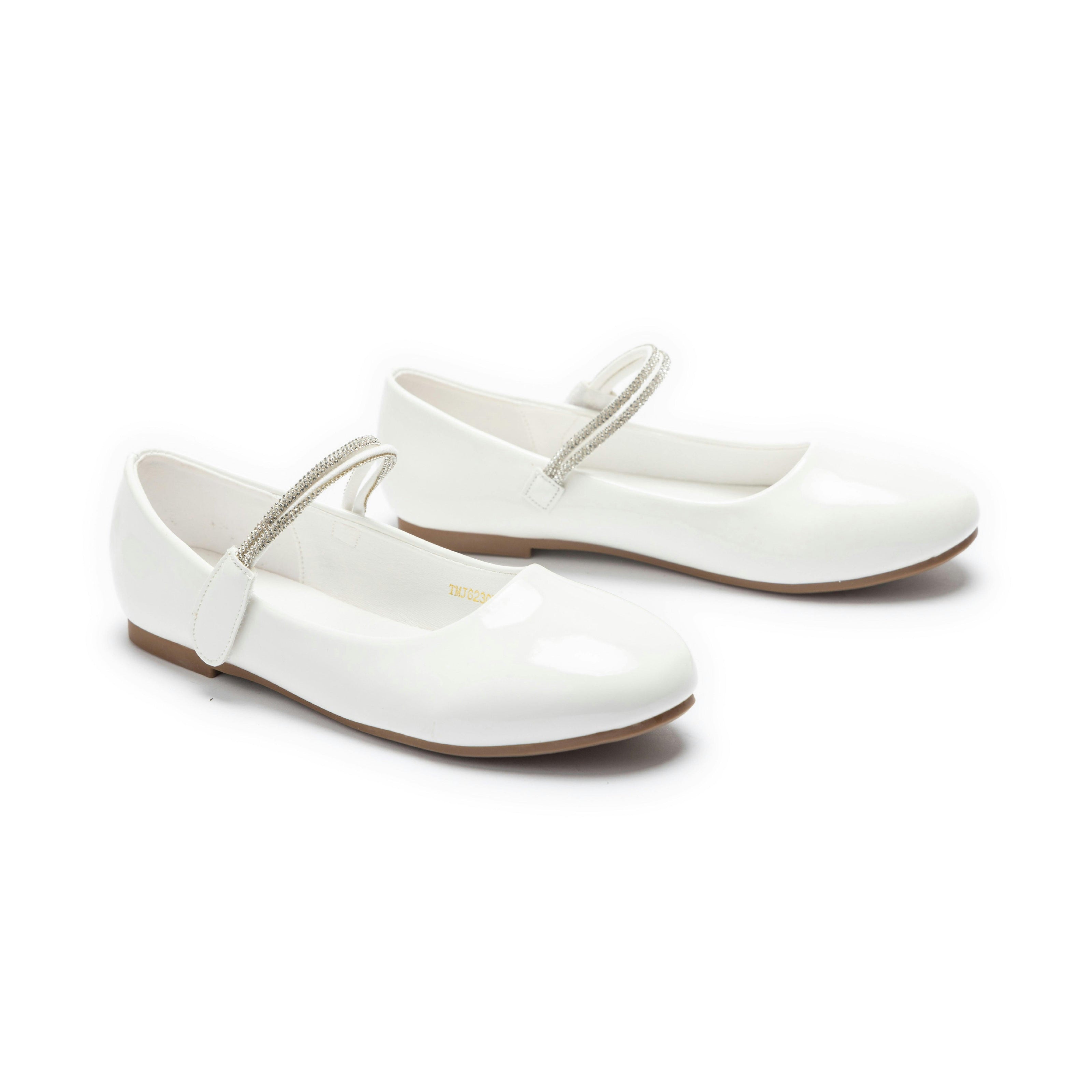White Celestia Ballet Flats
